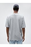 Basic Oversize Tişört Bisiklet Yaka Kısa Kollu
