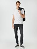 3SAM40001ND Koton Skınny Erkek Jean Pantolon SİYAH