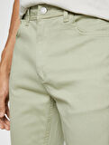 Basic Gabardin Pantolon Slim Fit Düğme Detaylı Cepli