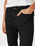 3SAM40082ND Koton Erkek Jean Pantolon SİYAH