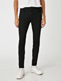 3SAM40082ND Koton Erkek Jean Pantolon SİYAH