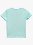 Koton Baskılı Yeşil Erkek Çocuk T-Shirt 3SKB10104TK