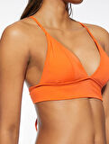 Bikini Üstü Bralet Çapraz Askılı Kaplı
