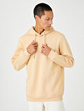 Basic Kapşonlu Sweatshirt