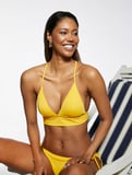 Bikini Üstü Bralet Çapraz Askılı Kaplı
