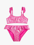 Bikini Set 2 Parça Fırfırlı Parlak
