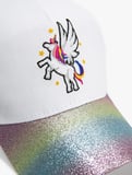 Unicorn Şapka Simli İşlemeli
