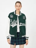 4WAL10019IK Koton Kadın  Sweat YEŞİL