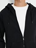4WAM70029MK Koton Erkek  Sweat SİYAH