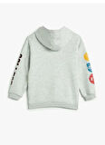 Koton Baskılı Erkek Çocuk Gri Sweatshırt 4WKB10013TK