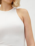 Crop Seamless Atlet Halter Yaka