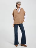 V Yaka Süveter Oversize