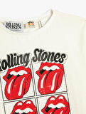 Rolling Stones Tişört Lisanslı Kısa Kollu Bisiklet Yaka