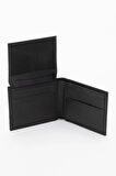 Siyah Hakiki Deri Erkek Cüzdan 1716
