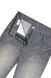 Kız Çocuk İspanyol Paça Denim Pantolon MNT25K237