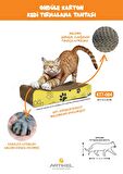 Ondüle Karton, Kedi Tırmalama Tahtası 39x7,5x20cm, Kedi Tırmalama Rampası