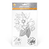 Flowers Geçici Dövme,Geçici Tattoo ,Vücut Dövme,Kol Bilek Dövme,Boyun Dövme,Sırt Dövme