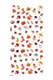 Karışık Şekiller Tırnak Dövmesi, Tırnak Tattoo, Nail Art, Tırnak Sticker