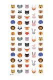 Animals Tırnak Dövmesi, Tırnak Tattoo, Nail Art, Tırnak Sticker