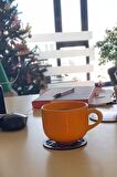Desen Kesimli Ahşap Bardak Altlığı 6'lı Takım , Kahve Bardak Altlığı, Coffe Time -0134