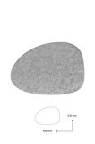 Artikel 481 32x45 cm Oval Gri Amerikan Servis Takımı 12 Kişilik