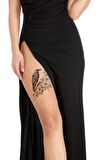 Çiçek-5 Geçici Dövme,Geçici Tattoo ,Vücut Dövme,Kol Bilek Dövme,Boyun Dövme,Sırt Dövme