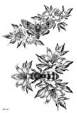 Snake, Rose - 2 Geçici Dövme,Geçici Tattoo ,Vücut Dövme,Kol Bilek Dövme,Boyun Dövme,Sırt Dövme