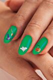 4'lü Tırnak Dövmesi Seti, Tırnak Sticker Seti, Nail Art, Tattoo