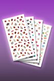 4'lü Tırnak Dövmesi Seti, Tırnak Sticker Seti, Nail Art, Tattoo
