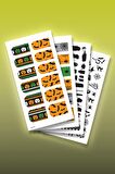 4'lü Tırnak Dövmesi Seti, Tırnak Sticker Seti, Nail Art, Tattoo