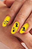 4'lü Tırnak Dövmesi Seti, Tırnak Sticker Seti, Nail Art, Tattoo