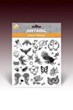 Animals -3 Geçici Dövme,Geçici Tattoo ,Vücut Dövme,Kol Bilek Dövme,Boyun Dövme,Sırt Dövme