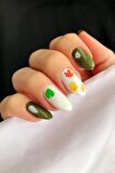 Yapraklar Tırnak Sticker , Nail Sticker, Nail Art