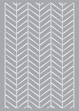 Geometrik Şekiller -3 Stencil Boyama Şablonu 50x70 cm, Duvar Stencil, Fayans Stencil, Mobilya Stencil