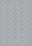 Geometrik Şekiller -3 Stencil Boyama Şablonu 50x70 cm, Duvar Stencil, Fayans Stencil, Mobilya Stencil