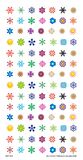 Renkli Şekiller Tırnak Dövmesi, Tırnak Tattoo, Nail Art, Tırnak Sticker