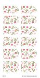Pembe Çiçekler Tırnak Dövmesi, Tırnak Tattoo, Nail Art, Tırnak Sticker