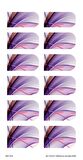 Mor Çizgisel Tırnak Dövmesi, Tırnak Tattoo, Nail Art, Tırnak Sticker