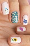 Botanik Tırnak Dövmesi, Tırnak Tattoo, Nail Art, Tırnak Sticker