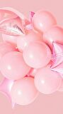 Pembe Sedefli Balon 12" İnç 10 'lu Balon