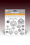 Lotus Geçici Dövme,Geçici Tattoo ,Vücut Dövme,Kol Bilek Dövme,Boyun Dövme,Sırt Dövme