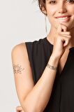 Lotus -2 Geçici Dövme,Geçici Tattoo ,Vücut Dövme,Kol Bilek Dövme,Boyun Dövme,Sırt Dövme