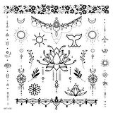 Lotus -2 Geçici Dövme,Geçici Tattoo ,Vücut Dövme,Kol Bilek Dövme,Boyun Dövme,Sırt Dövme