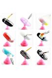 Profesyonel Tırnak Süsleme Nail Art Fırça Seti 15' Li