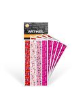 Washi Desenli Bant, Renkli Bant, Dekoratif Desen Bant,Washitape Sticker (14 mm - 2.4 mt) -038