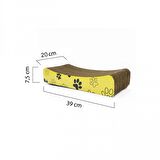 Ondüle Karton Kedi Tırmalama Tahtası İkili Set , Kedi Tırmalama Rampası - 12