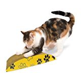 Ondüle Karton Kedi Tırmalama Tahtası İkili Set , Kedi Tırmalama Rampası - 16