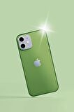 Yeşil iPhone 12 Kaplama Arka Ve Yan Full Kaplayan Koruyucu Body Hydrogel Kaplama