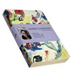 Wassily Kandinsky 4'lü Defter Seti - Great Synthesis Series - Çizgisiz - 64 Sayfa - 10,5x14cm