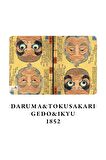 Kuniyoshi Utagawa 4'lü Defter Seti - Faces Series - Çizgisiz - 64 Sayfa - 14x21cm